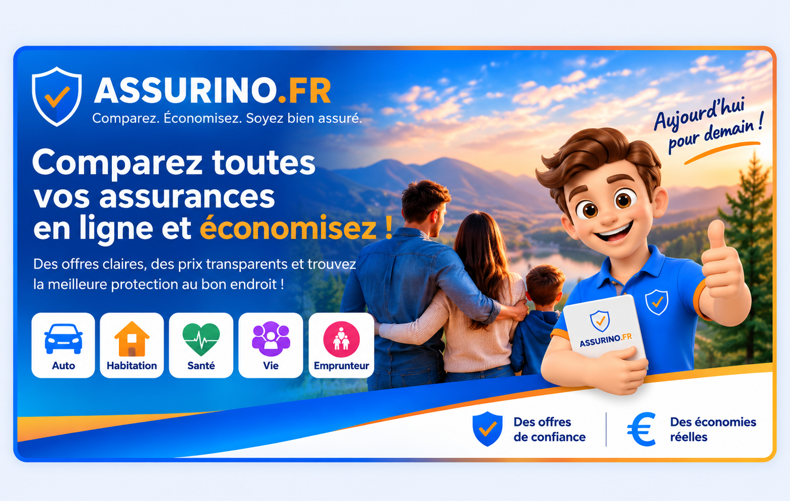 Comparer les assurances avec Assurino.fr